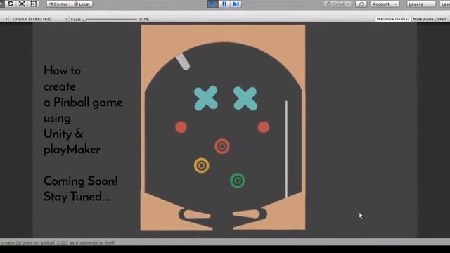 How to make a Pinball game in Unity & Playmaker смотреть онлайн