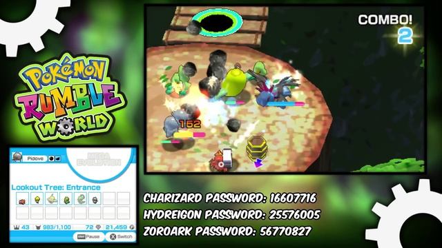 Pokemon Rumble World - All Pokemon Passwords смотреть онлайн
