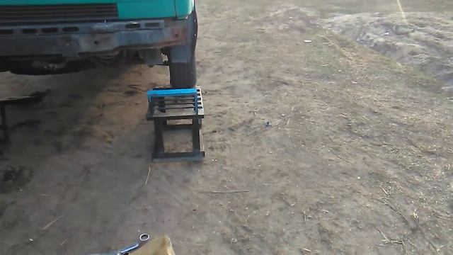 мои самодельные эстакады.заезжает БУС смотреть онлайн