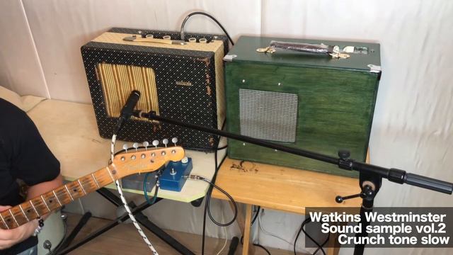'60 Watkins westminster amp sound sample.2 Crunch tone slow смотреть онлайн