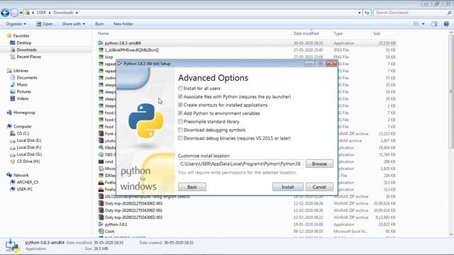 How to install python 3 on windows 7/8/10 смотреть онлайн