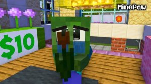 Monster School: Baby Zombie and Girlfriend 2 - Sad Love Story - Bad Family - Minecraft Animations