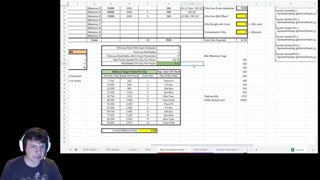 Red Guardian Event Calculator and Spreadsheet! - Marvel Strike Force смотреть онлайн