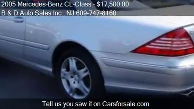 2005 Mercedes-Benz CL-Class for sale in BURLINGTON, NJ 08016 смотреть онлайн