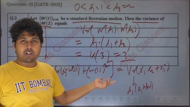 Batch-5: L-19 | GATE ST 2024 Exclusive | Brownian Motion Theory & GATE PYQ | Mathstats @9958472126 смотреть онлайн