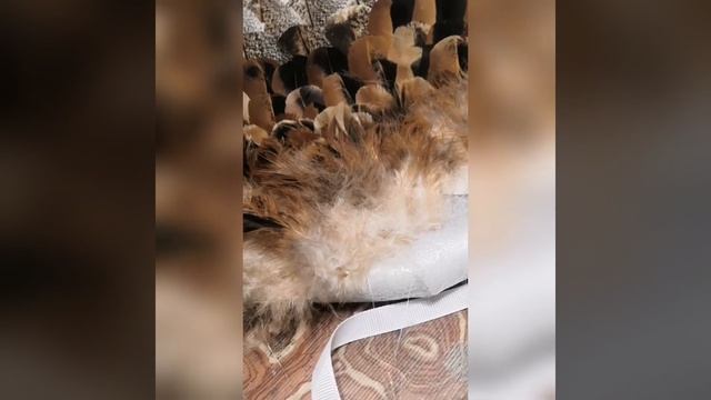 создаю крылья из перьев #ЛисьяМастерская смотреть онлайн