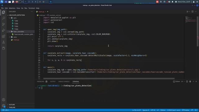 РАСПОЗНАВАНИЕ АВТОМОБИЛЬНЫХ НОМЕРОВ С ПОМОЩЬЮ PYTHON | КОМПЬЮТЕРНОЕ ЗРЕНИЕ | PYTESSERACT, OPENCV смотреть онлайн