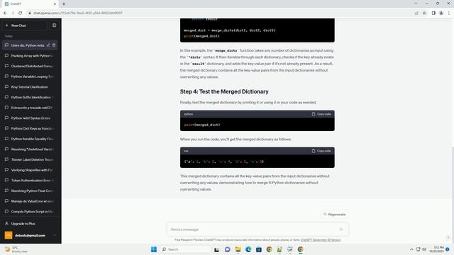 How to merge N Python dictionaries without overwriting values смотреть онлайн