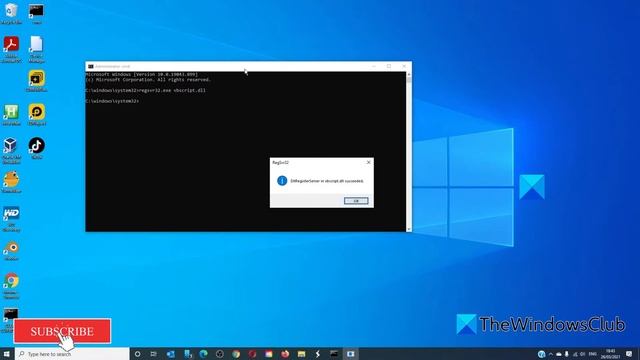 Failed to register a VB Script DLL file on Windows 10 смотреть онлайн