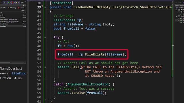Unit Testing: Handling Exceptions in Unit Tests Using Try…Catch смотреть онлайн