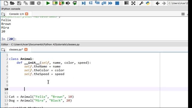 Classes & Objects in 5 Minutes [Python Tutorial for Beginners #3] смотреть онлайн