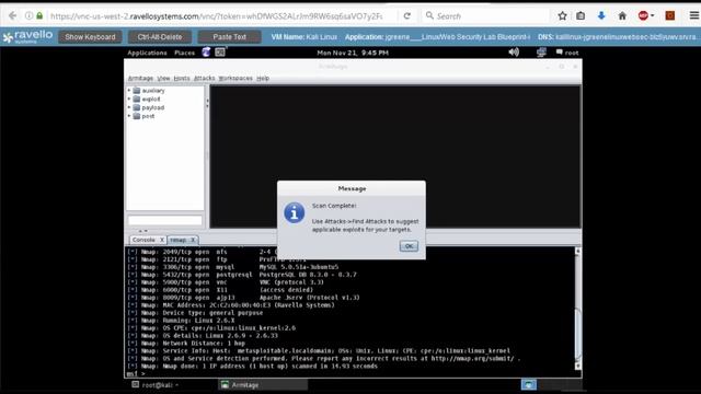 Offensive Security using Ravello (2 of _ ): Exploiting Metasploitable with Armitage on Kali смотреть онлайн