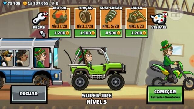 Hill Climb Racing 2 (MOD, много денег) смотреть онлайн