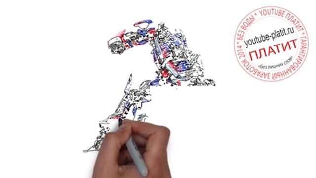 Видео как нарисовать трансформера карандашом Учимся рисовать трансформеров смотреть онлайн