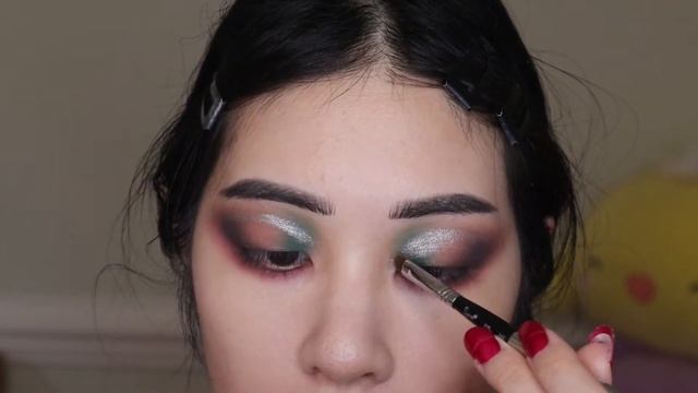 ? recreating influencer makeup on monolids: beautbean || give me glow cosmetics: christmas morning смотреть онлайн