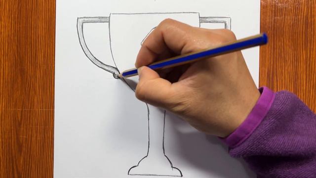 KUPA ÇİZİMİ. KOLAY KUPA ÇİZİMİ. KARAKALEM ÜZERİNDE BİR YAZAN KUPA NASIL ÇİZİLİR? смотреть онлайн