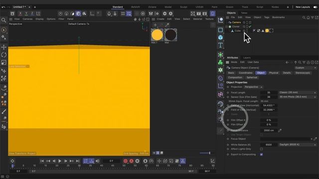 Mograph Cloner grid fields effect | Tutorial | Cinema 4D смотреть онлайн