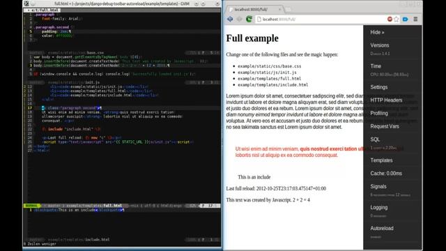 django-debug-toolbar-autoreload introduction смотреть онлайн