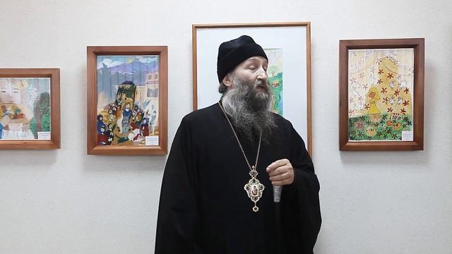 Слово Владыки Гурия на выставке детских поделок и рисунков 