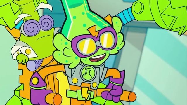 SUPERTHINGS NEON ⚡The new Superbots: TRASHER and SUGARFUN ⚡? | Cartoons SERIES смотреть онлайн