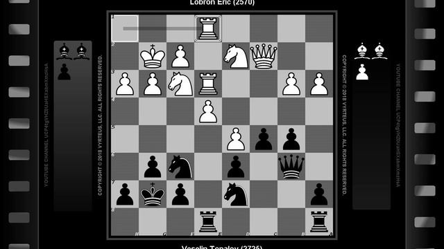 Chess: Topalov: 90 Best Games (#18 of 90): Lobron Eric vs. Veselin Topalov смотреть онлайн