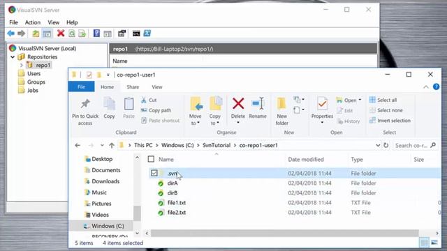 SVN Basics - SVN Check Out смотреть онлайн