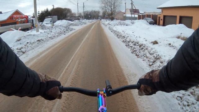Тест (сильный ветер) Sjcam sj 8 plus (4k/30fps) на велосипеде fixed gear смотреть онлайн