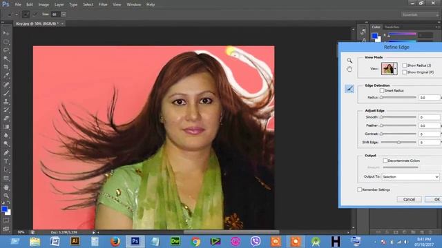 How To Remove Hair Background in Photoshop | Bangla Tutorial смотреть онлайн