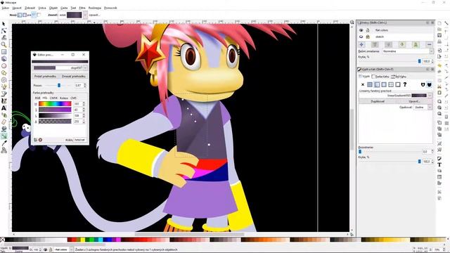 Ruby Stargazer - Inkscape speedpaint смотреть онлайн