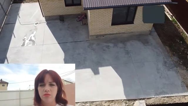 Бетонирование двора с затиркой вертолетом 120 м2 1 смотреть онлайн