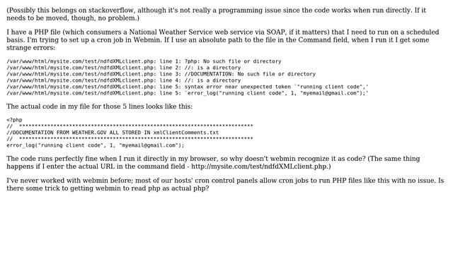Webmasters: How can I call a URL as a cron job in Webmin? смотреть онлайн