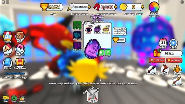 Bero ile Vs Niko Arm Wrestle Simulator Gibi Ama Ninja Dövüyoz ?? Roblox Ninja Fighting Simulator смотреть онлайн