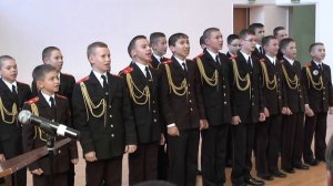 Песня «Богатырская сила», исполняет 63 взвод. ККК