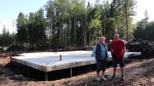 Отзыв заказчиков. Монтаж железобетонной плиты на винтовых сваях. “Строй и Живи“.