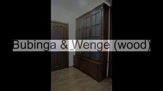 Bookcase & Wardrobe ( Ash, Bubinga, Wenge, Lacewood veneer, Myrt burl ) Книжный шкаф, гардероб смотреть онлайн