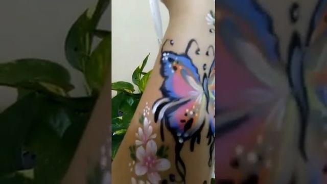 Butterfly hand painting смотреть онлайн