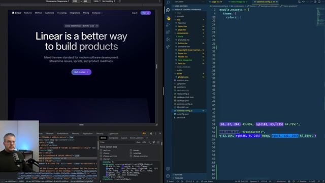 Part 2: Rebuilding Linear's Homepage with Next.js and Tailwind смотреть онлайн