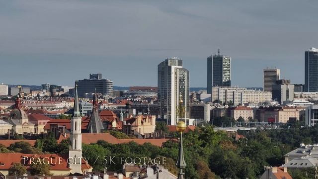 Prague city aerial смотреть онлайн