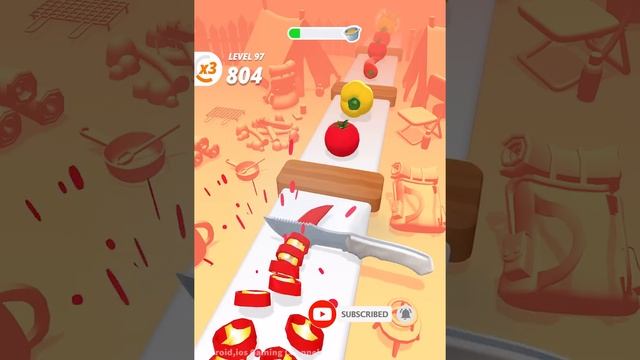 Perfect Slices - All Levels Gameplay Android,ios (Levels 91-102) смотреть онлайн