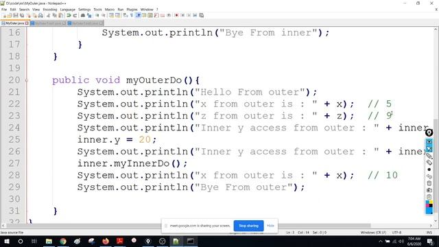 BIT Semester 1, Programming - Nested & Inner Classes смотреть онлайн