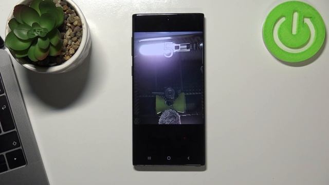 Как включить таймер съемки на Samsung Galaxy Note 10 (для основной и фронтальной камеры)? смотреть онлайн