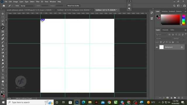 How to Create Instagram Grid in Photoshop | Make Instagram Grid | Insta Grid | Photoshop смотреть онлайн
