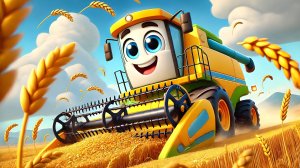 БОЛЬШОЙ КОМБАЙН УБИРАЕТ ПОЛЕ || ДРУЗЬЯ-АВТОМОБИЛИ ПОМОГАЮТ ДРУГ-ДРУГУ