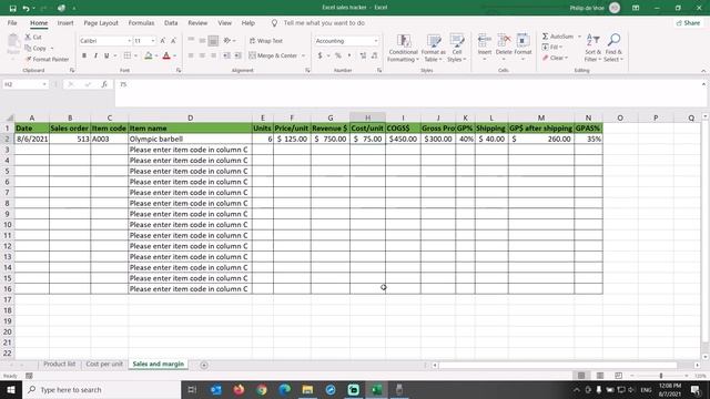 Excel sales tracker смотреть онлайн