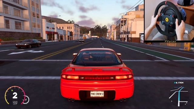 The Crew 2 - Mitsubishi 3000GT VR4 realistic driving (The Hunt update) | Thrustmaster T300 смотреть онлайн