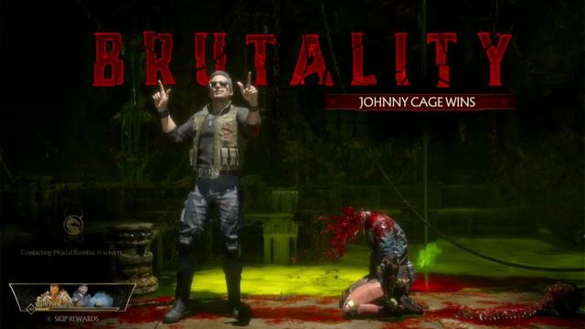 Johnny Cage Brutality Options For Mortal Kombat Mobile Update 3.4 смотреть онлайн
