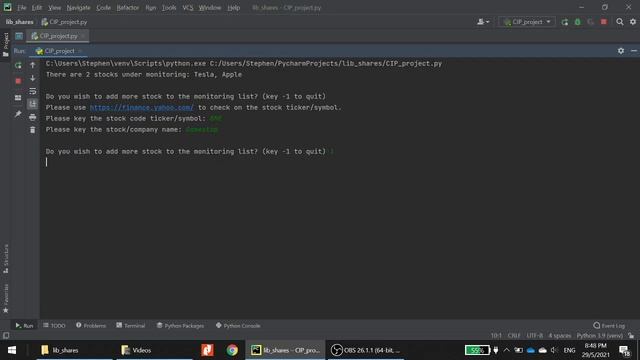 Code in place (CIP) 2021 - final python project - Stock Screener смотреть онлайн