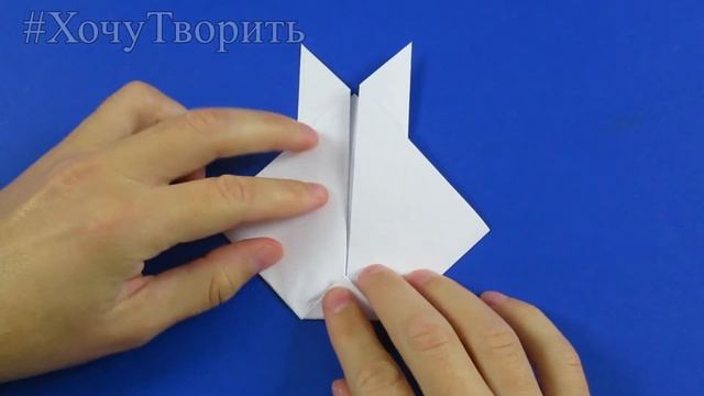 Оригами для начинающих ? Оригами заяц из бумаги смотреть онлайн