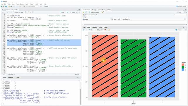 ggpattern Package in R (5 Examples) | Draw ggplot2 Plots with Textures | Barplot, Density & Boxplot смотреть онлайн