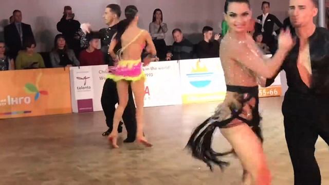 Berenshtein Alexey and Kateryna Samba Dance Sport Life 2018 Kiev смотреть онлайн